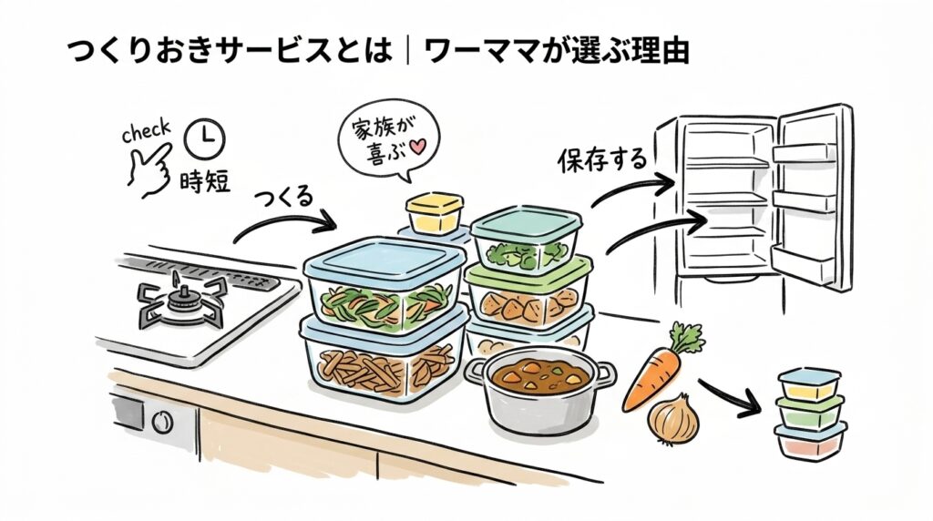 つくりおきサービスとは｜ワーママが選ぶ理由