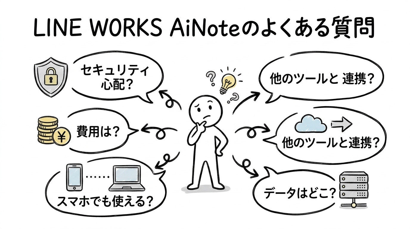 LINE WORKS AiNoteのよくある質問
