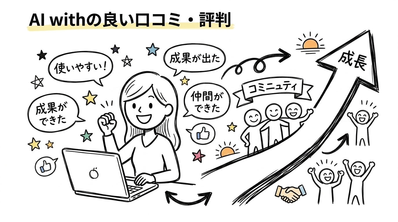 AI withの良い口コミ・評判