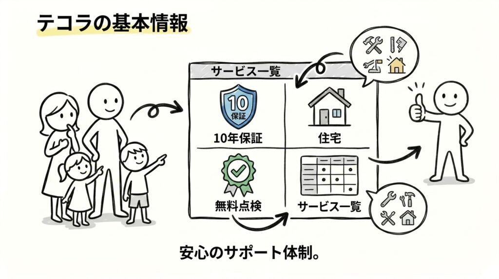 テコラの基本情報