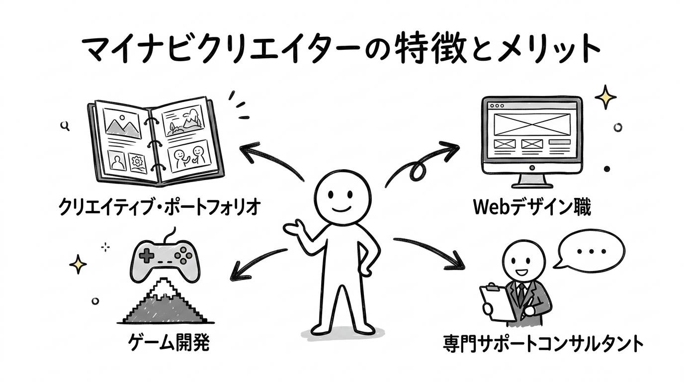 マイナビクリエイターの特徴とメリット