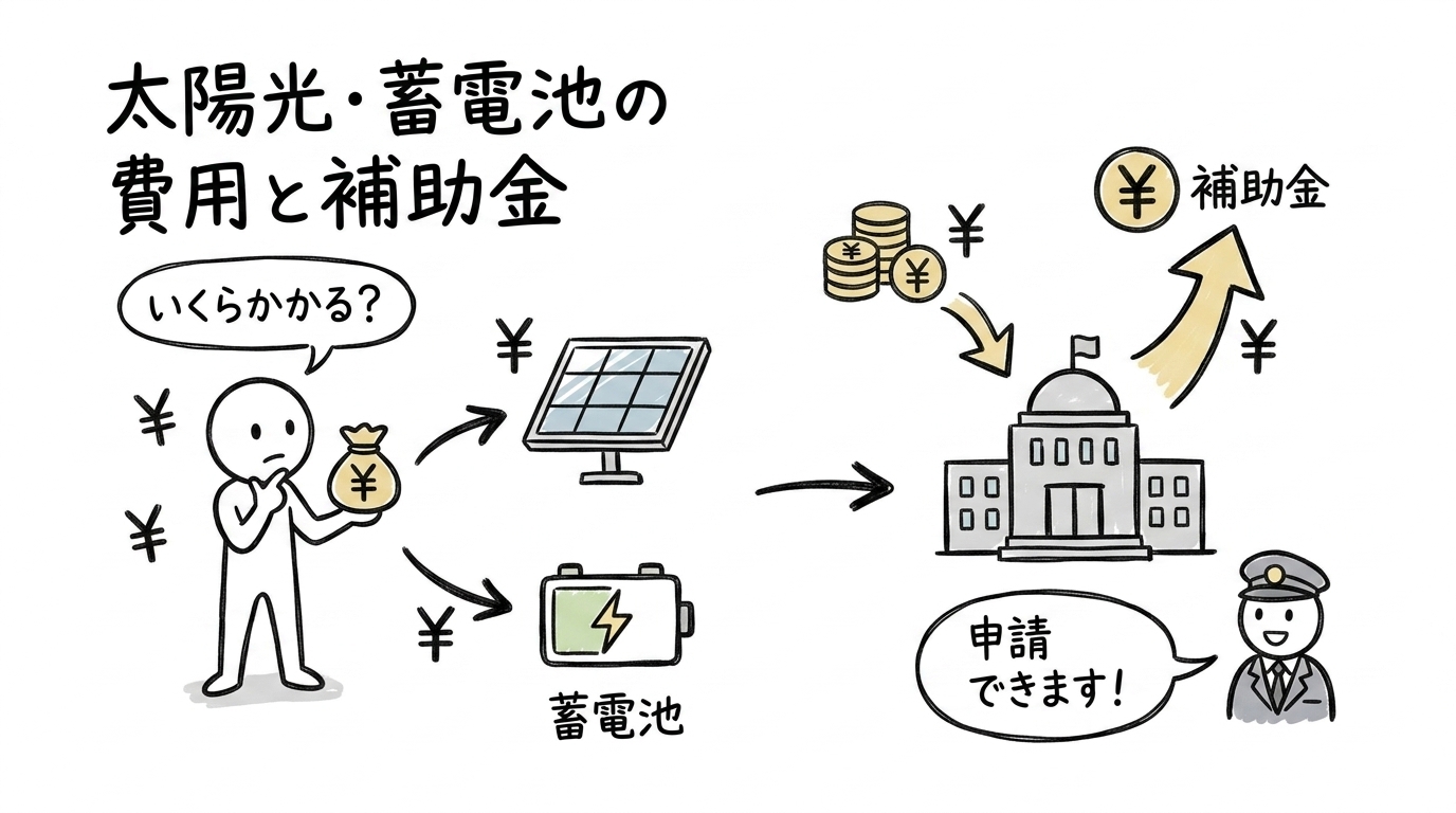 太陽光・蓄電池の費用と補助金