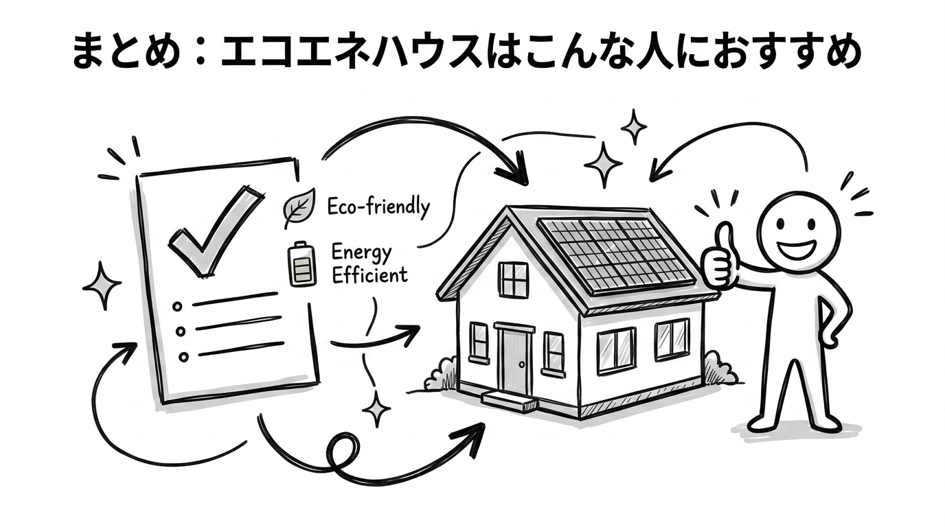 まとめ：エコエネハウスはこんな人におすすめ