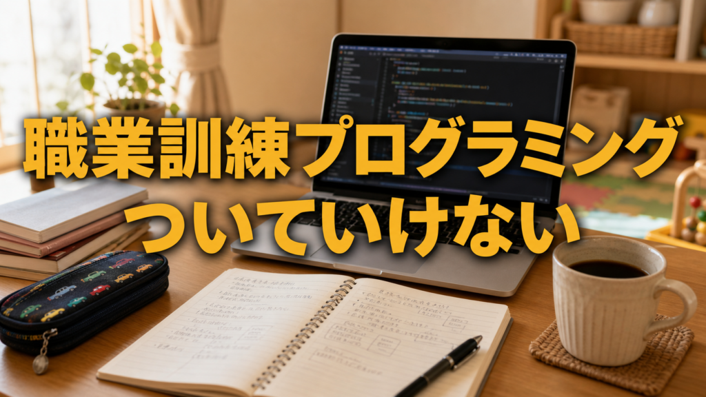 職業訓練プログラミングについていけない時の対処法