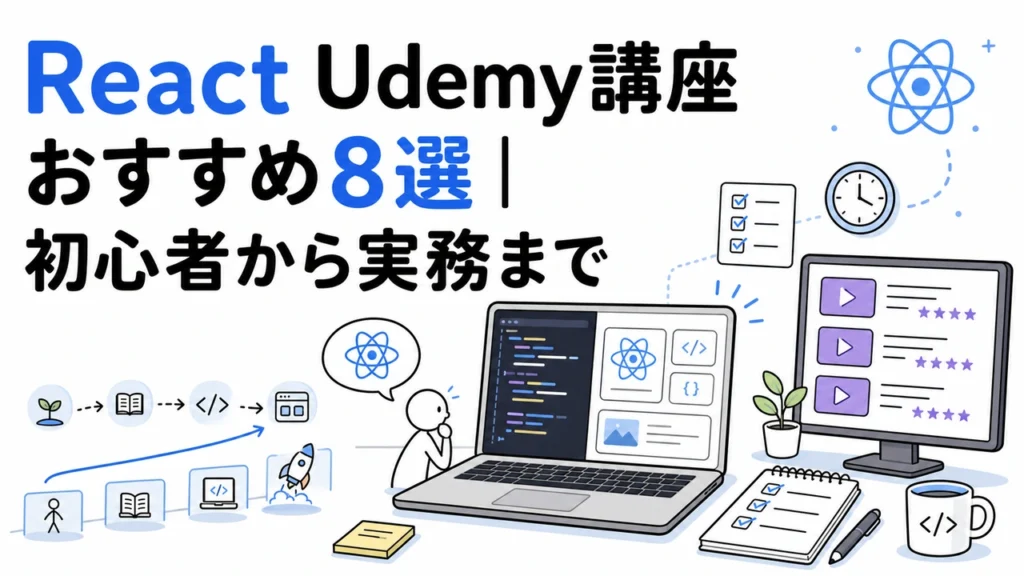 React おすすめ Udemy 講座
