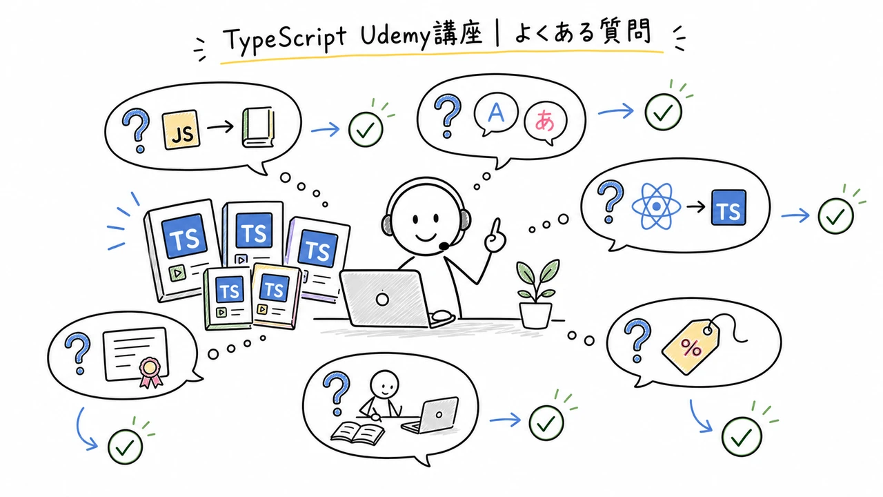 TypeScript Udemy講座|よくある質問
