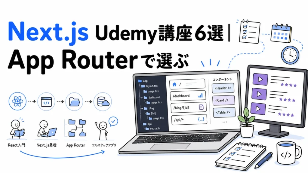Next.js おすすめ Udemy 講座