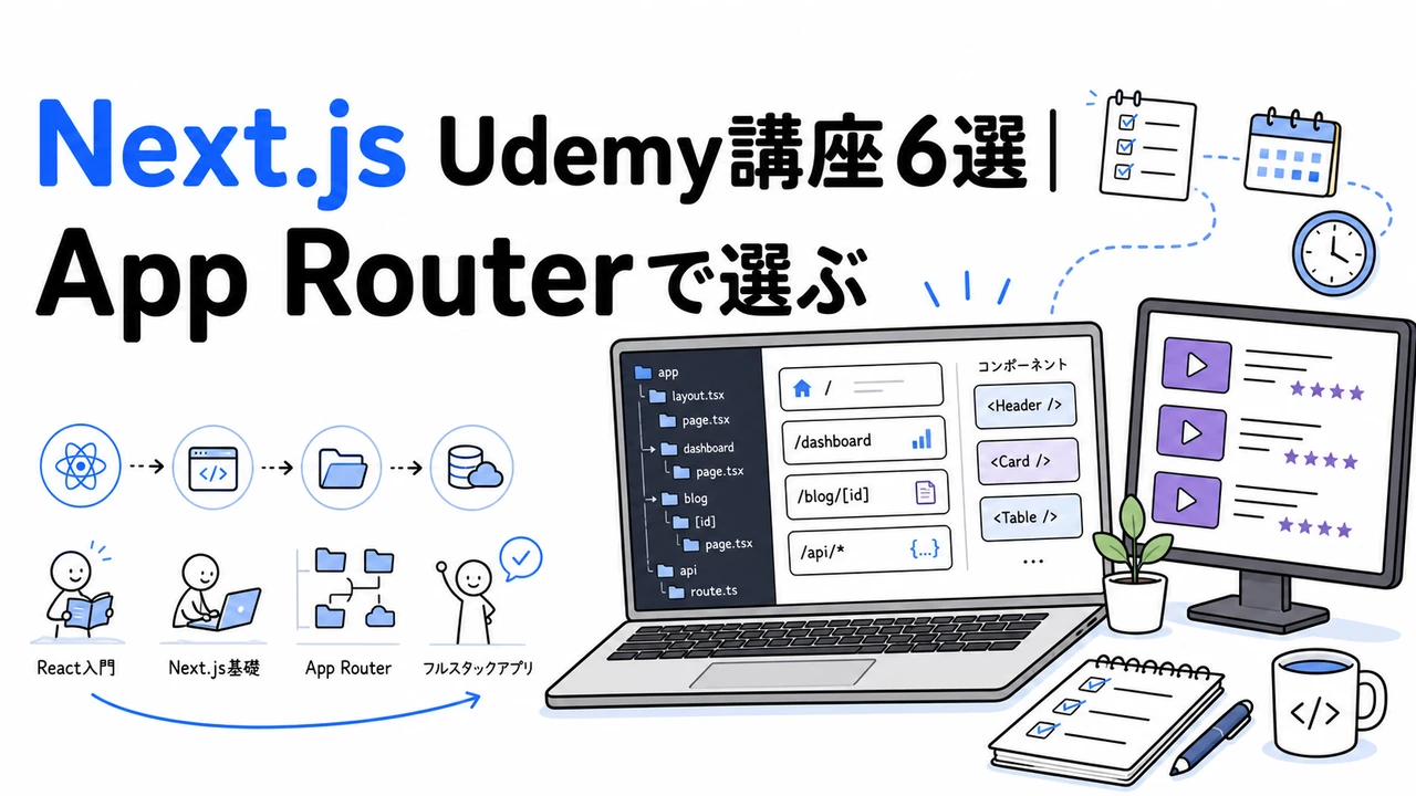 Next.js おすすめ Udemy 講座