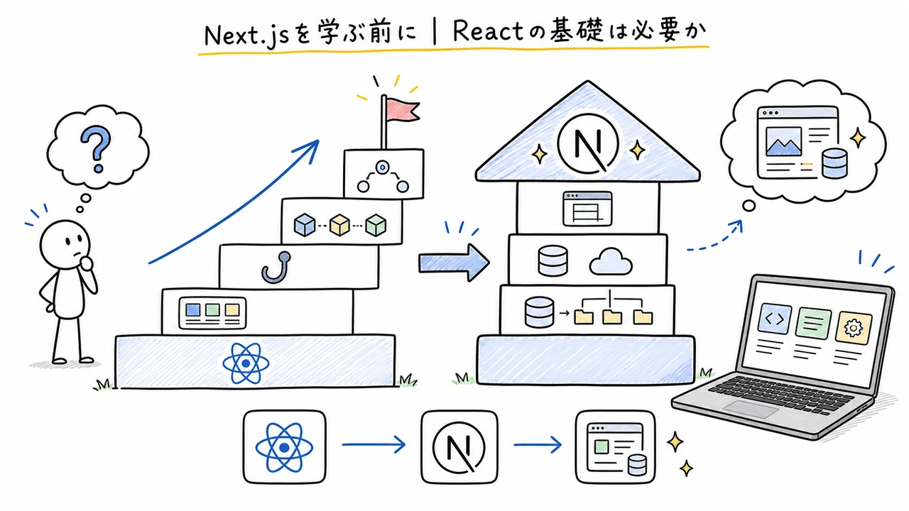 Next.jsを学ぶ前に|Reactの基礎は必要か