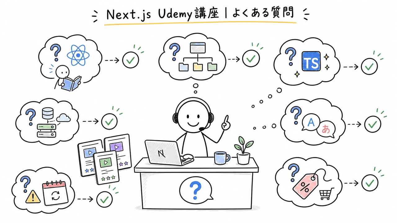 Next.js Udemy講座|よくある質問
