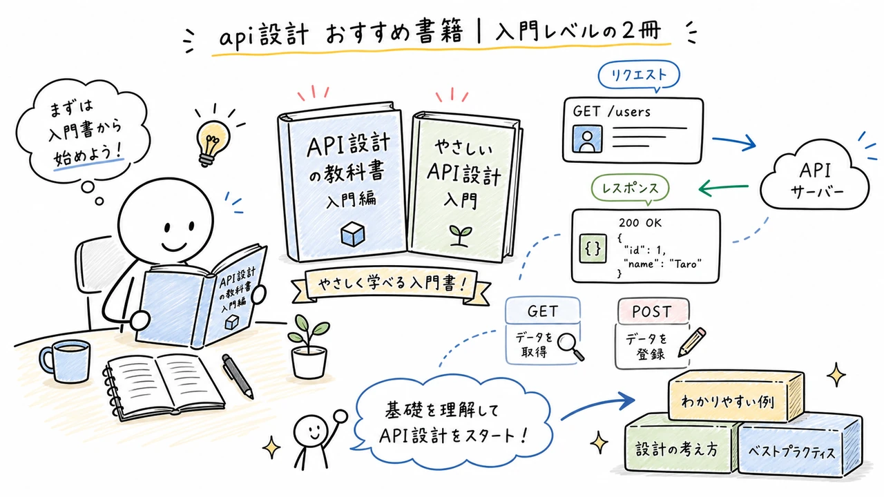 api設計 おすすめ書籍|入門レベルの2冊