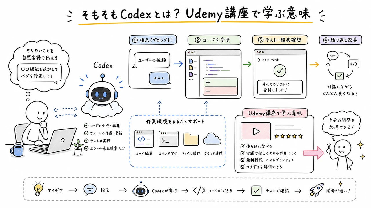 そもそもCodexとは？Udemy講座で学ぶ意味