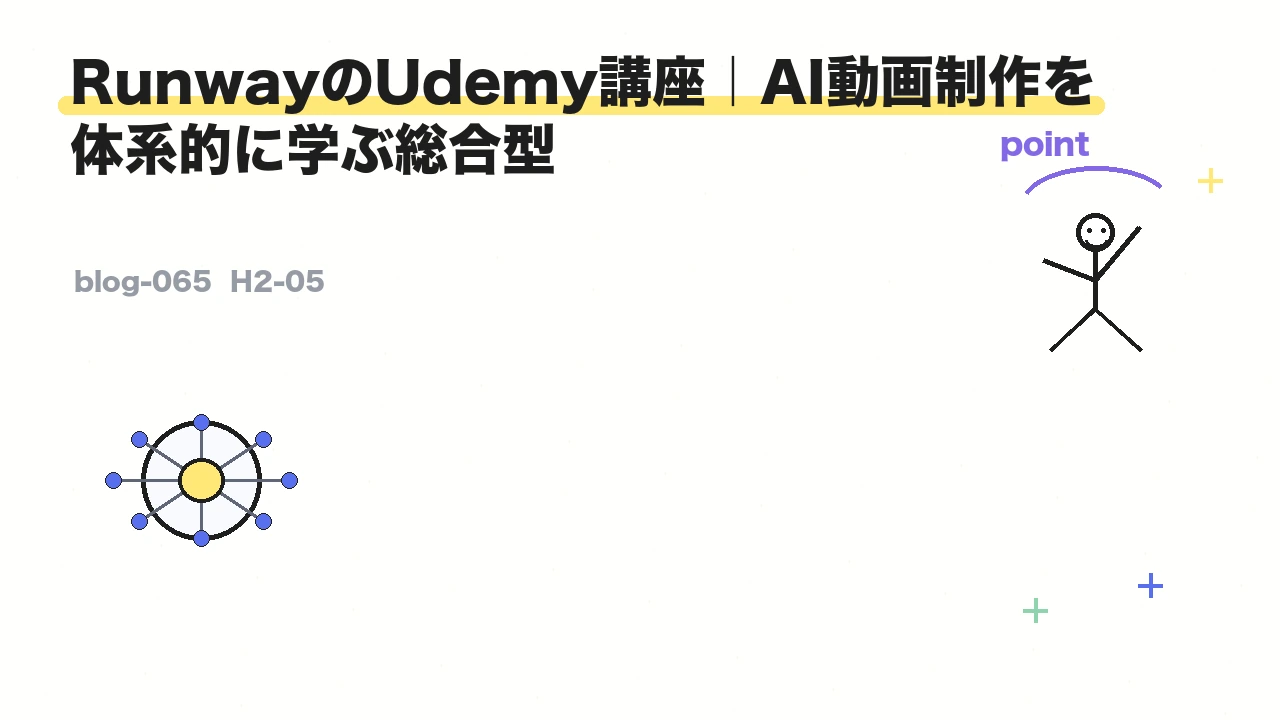 RunwayのUdemy講座｜AI動画制作を体系的に学ぶ総合型