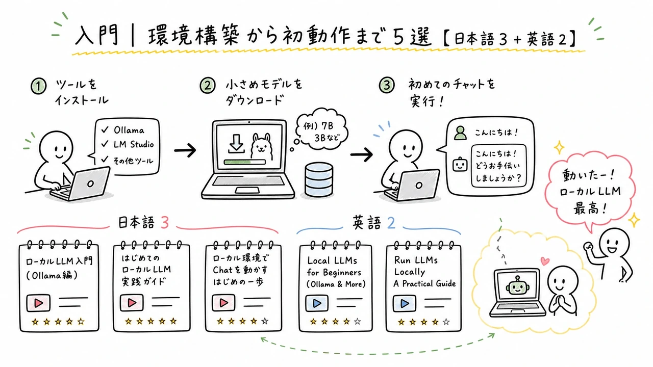 入門|環境構築から初動作まで5選【日本語3+英語2】