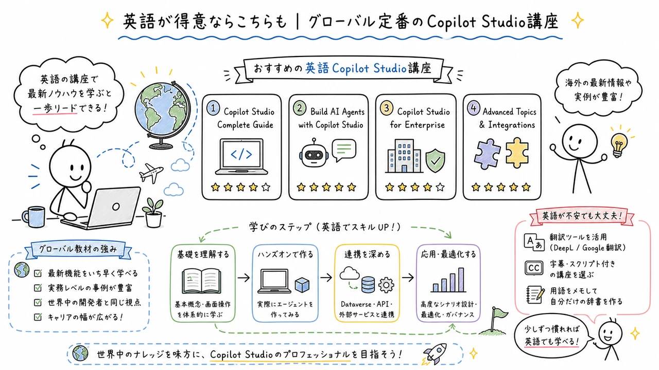 英語が得意ならこちらも|グローバル定番のCopilot Studio講座