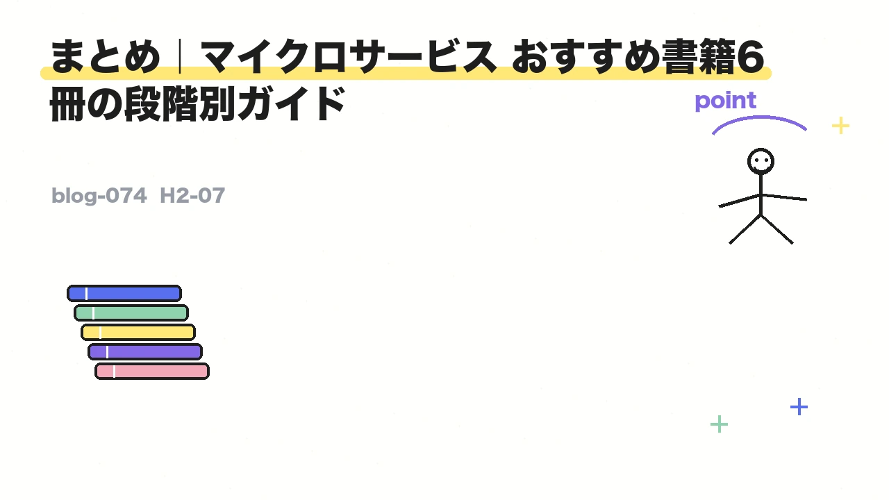 まとめ|マイクロサービス おすすめ書籍6冊の段階別ガイド