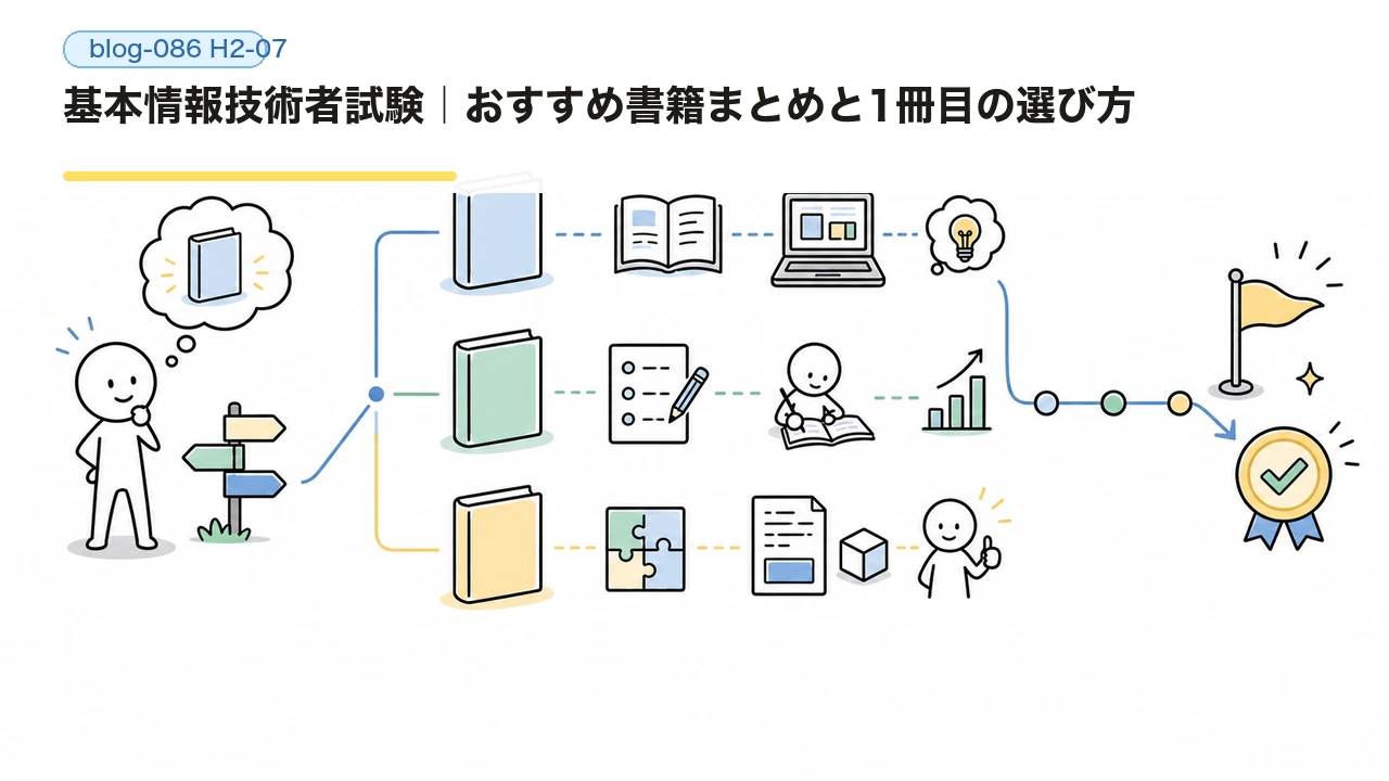 基本情報技術者試験｜おすすめ書籍まとめと1冊目の選び方