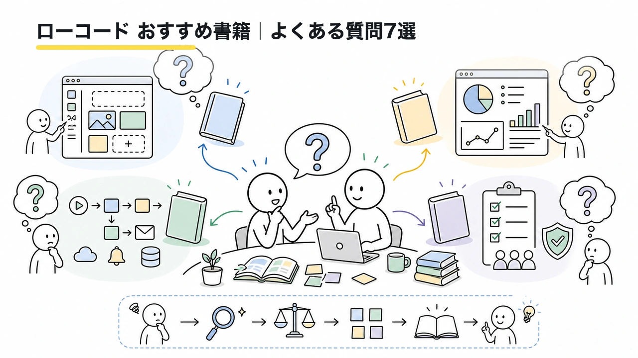 ローコード おすすめ書籍|よくある質問7選