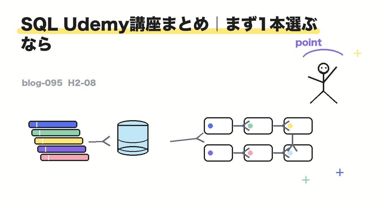 SQL Udemy講座まとめ|まず1本選ぶなら