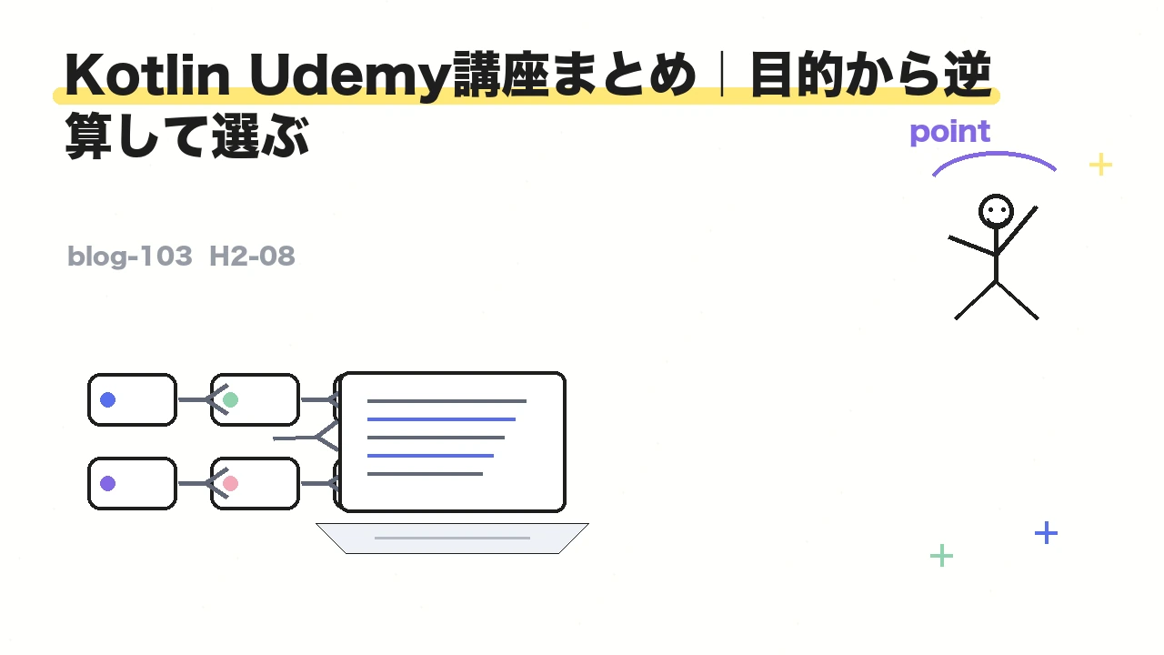Kotlin Udemy講座まとめ｜目的から逆算して選ぶ