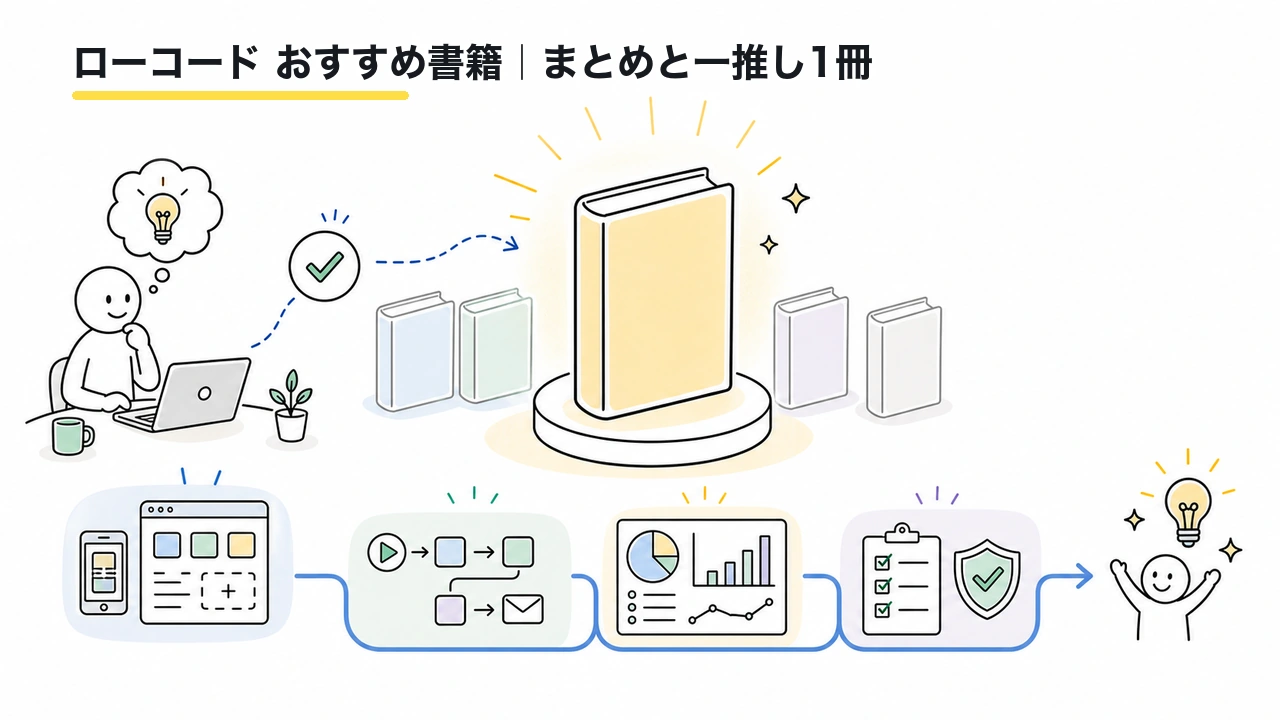 ローコード おすすめ書籍|まとめと一推し1冊