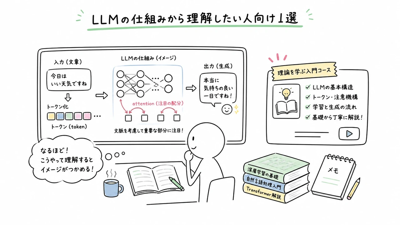 LLMの仕組みから理解したい人向け1選