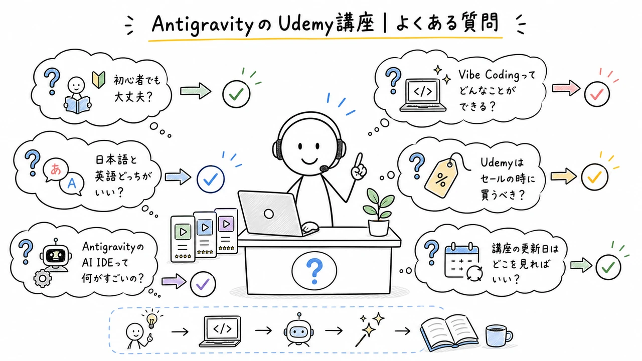AntigravityのUdemy講座｜よくある質問