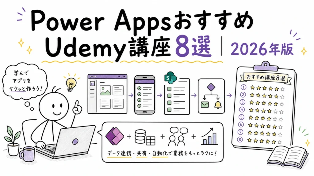Power AppsおすすめUdemy講座