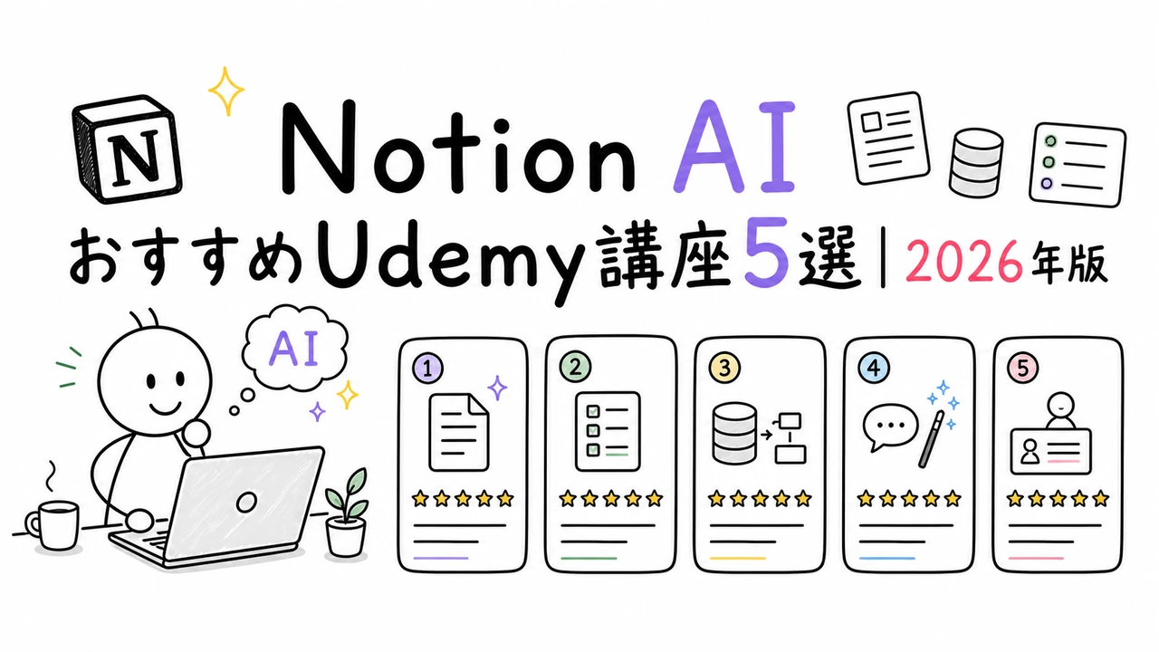 Notion AIおすすめUdemy講座