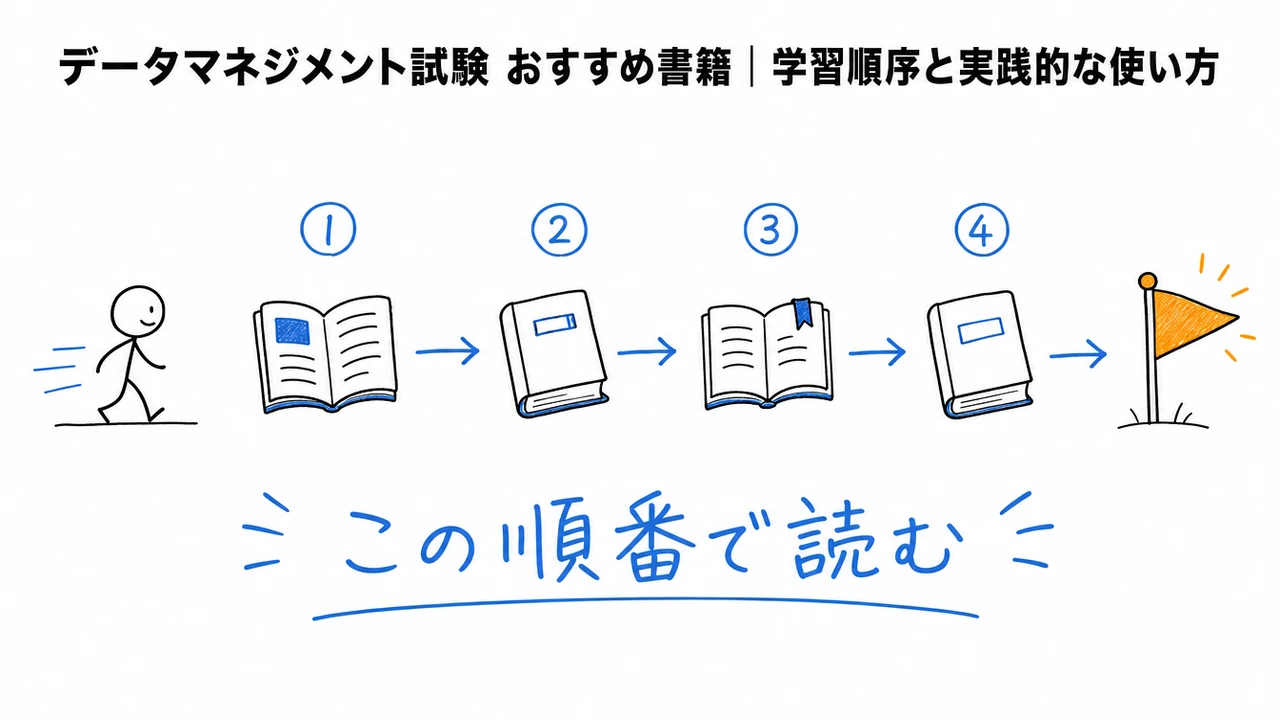 データマネジメント試験 おすすめ書籍｜学習順序と実践的な使い方