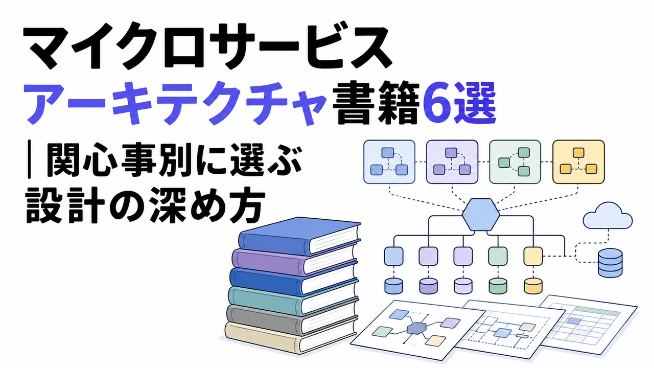 マイクロサービスアーキテクチャ書籍6選|関心事別に選ぶ設計の深め方